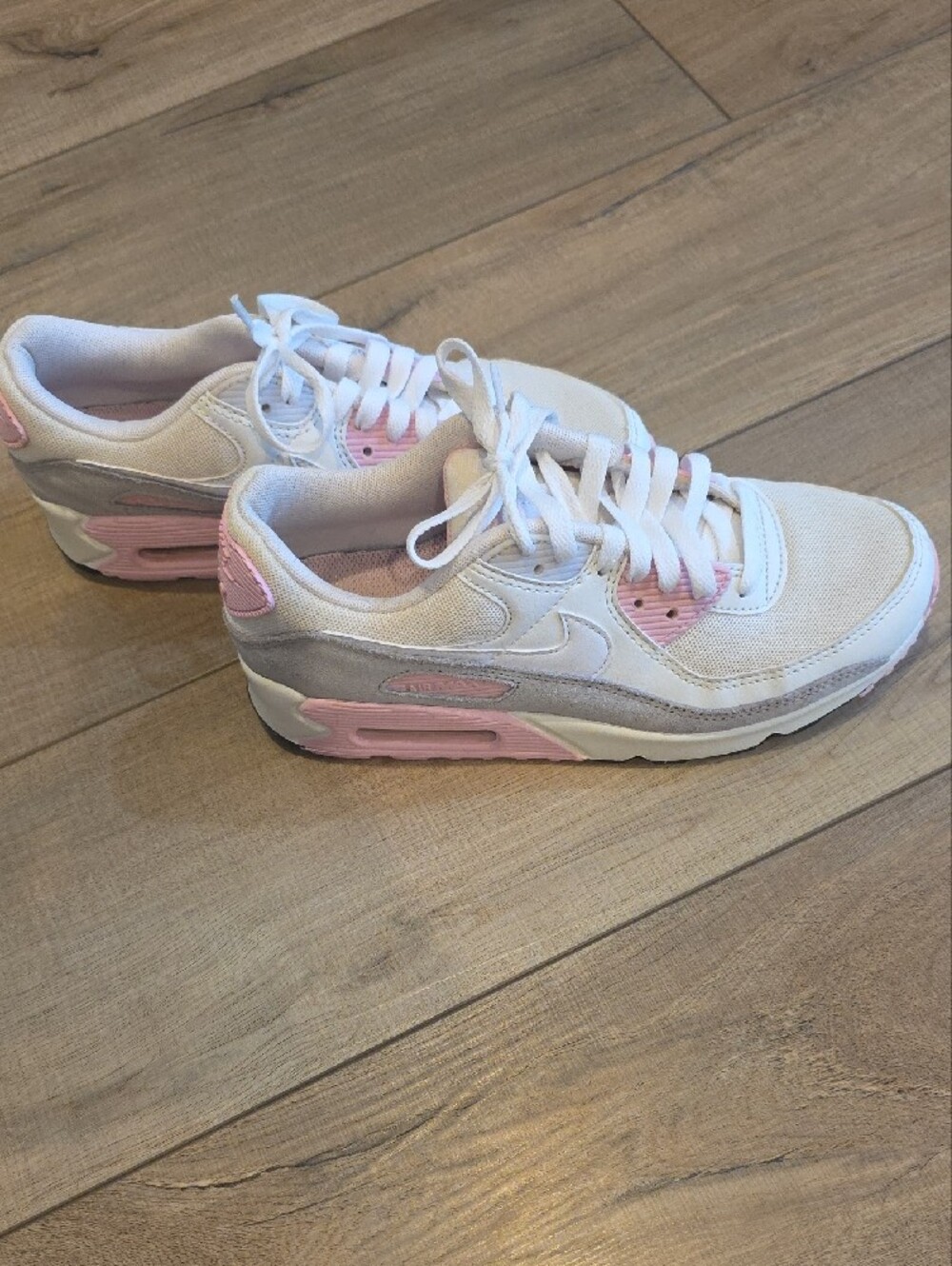 Nike Air Max Excee Sneakers in White, Pink & Gray SZ 8 - Picture 6 of 7